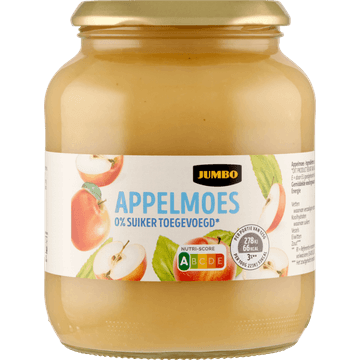 Jumbo Appelmoes 0% Suiker Toegevoegd 710 g