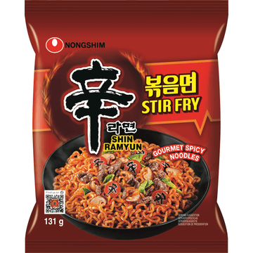 Nongshim Instant Noedels Shin Roerbak Ramyun 131g