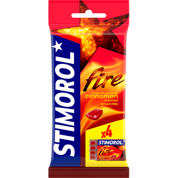 Stimorol Fire Kaneel 4 Pack