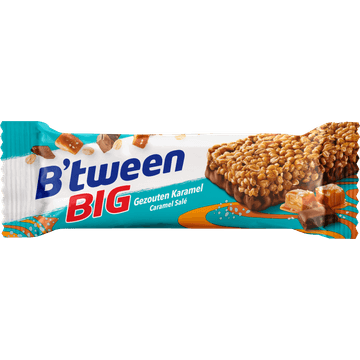 B'tween BIG Mueslireep Gezouten Karamel 40 g