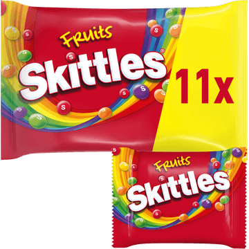Skittles Fruits Vegan Uitdeelzak 11 Stuks
