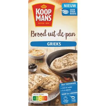 Koopmans Grieks Brood Uit De Pan 400 g