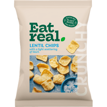 Eat Real Salted Lentil Chips 95g