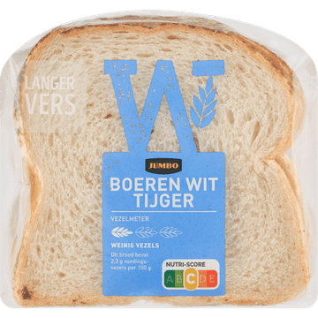 Jumbo - Boeren Tijgerbrood Wit - Half