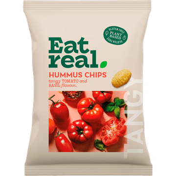 Eat Real Tomato & Basil Hummus Chips 110g