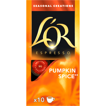 L'OR Espresso Pumpkin Spice Smaak Koffiecups 10 Stuks