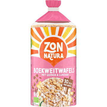 Zonnatura Bio Boekweitwafels met Quinoa & Lijnzaad 100 g