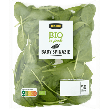 Jumbo Biologisch Baby Spinazie 50 g