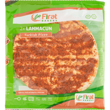 Firat Bakery Lahmacun Turkish Pizza 2 x 150 g