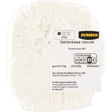 Jumbo Geitenkaas Naturel Mild ca. 115 g