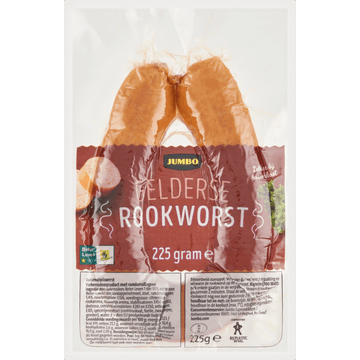 Jumbo Gelderse Rookworst 225 g
