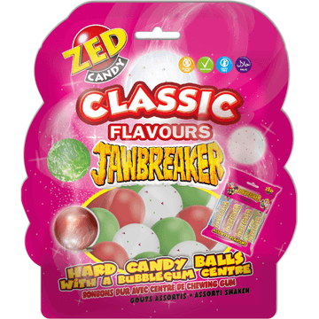 Zed Candy Classic Flavours Jawbreaker 16 Stuks 132 g