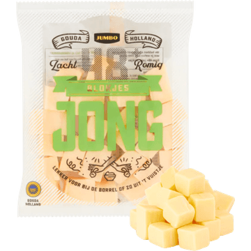 Jumbo Blokjes Jong Kaas 48+ 200 g