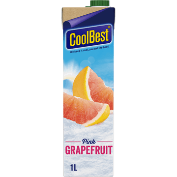 CoolBest 100% juice Pink Grapefruit 1 L