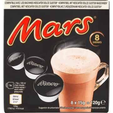 Mars Cacaopoeder 8 x 15 g