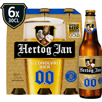 Hertog Jan Alcoholvrij Bier 6 x 30 cl