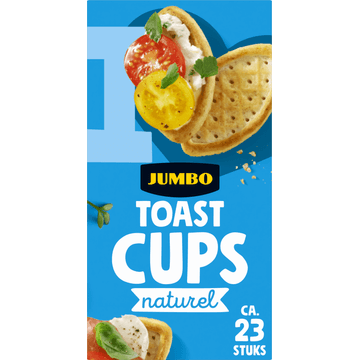 Jumbo Toast Cups Naturel 130 g