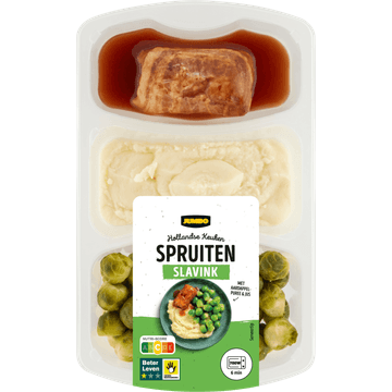 Jumbo Hollandse Keuken Spruiten Slavink met Aardappelpuree & Jus 500 g