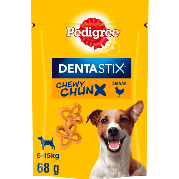 Pedigree Dentastix Chewy Chunx Mini Kip - Gebitsverzorgende Snack - 68 g