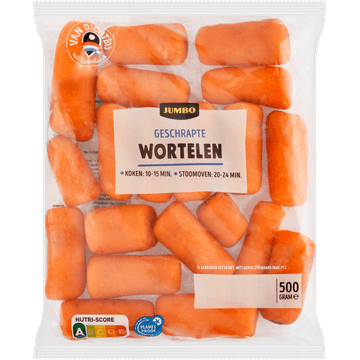 Jumbo Geschrapte Wortelen 500 g
