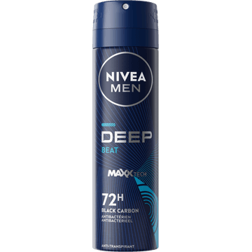 NIVEA MEN Deep Black Carbon Beat Anti-Transpirant Spray - 150ml