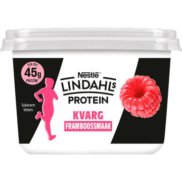 Lindahls Protein Kvarg Framboossmaak 450 g