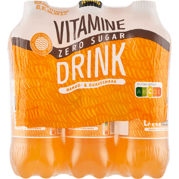 Jumbo Vitamine Drink Zero Sugar Mango- & Guavesmaak 6 x 500ML