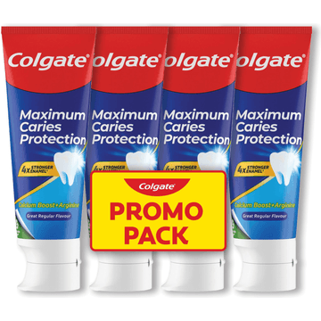 Colgate Caries Protection Tandpasta Voordeelverpakking 4 x 75 ml