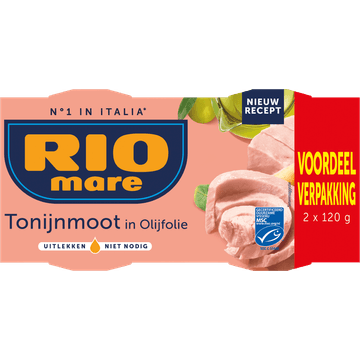 Rio Mare Tonijnmoot in Olijfolie MSC 2 x 120 g