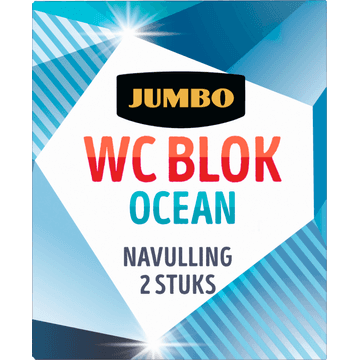 Jumbo WC Blok Ocean Navulling 2 x 40 g