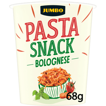 Jumbo Pasta Snack Bolognese 68 g