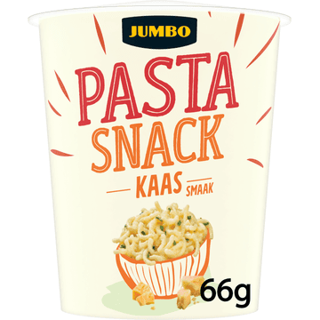 Jumbo Pasta Snack Kaas Smaak 66 g