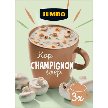 Jumbo Kop Champignon Soep 3 Stuks