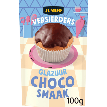 Jumbo Versierders Glazuur Choco Smaak 100 g