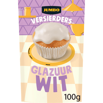 Jumbo Versierders Glazuur Wit 120 g