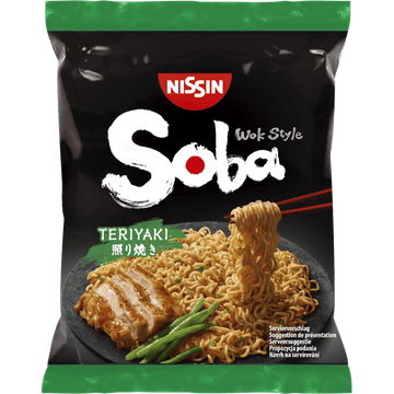 Nissin Soba Teriyaki Gebakken Noedels 110 g