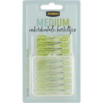 Jumbo Interdentale Borsteltjes Medium 50 Stuks