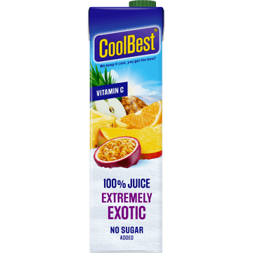 CoolBest 100% juice Extremely Exotic 1 L