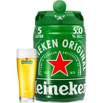 Heineken Premium Pilsener Bier Tapvat 5L
