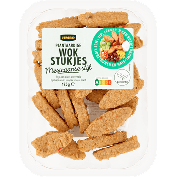 Jumbo Plantaardige Wokstukjes Mexicaanse Stijl 175 g