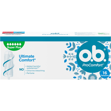 O.B. Pro Comfort Tampons Super Plus 16 Stuks
