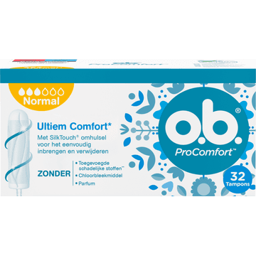 O.B. Pro Comfort Tampons Normal 32 Stuks