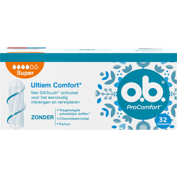 O.B. Pro Comfort Tampons Super 32 Stuks