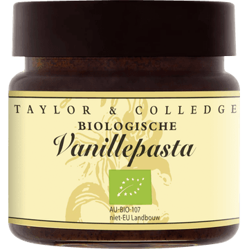 Taylor & Colledge biologische vanillepasta 65 g
