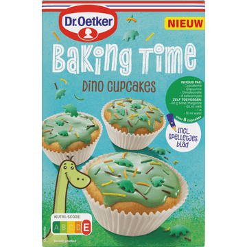 Dr. Oetker Baking Time Dino Cupcakes Bakmix 242 g