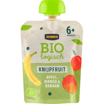 Jumbo Biologisch Knijpfruit Appel, Mango & Banaan 6+ Maanden 90 g