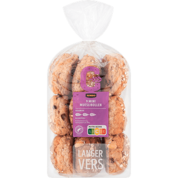 Jumbo - Mini Mueslibollen - 9 Stuks