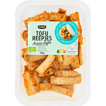 Jumbo Tofu Reepjes Asian Style 180g