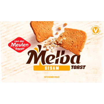 Van der Meulen Melba Toast Sesam 120 g