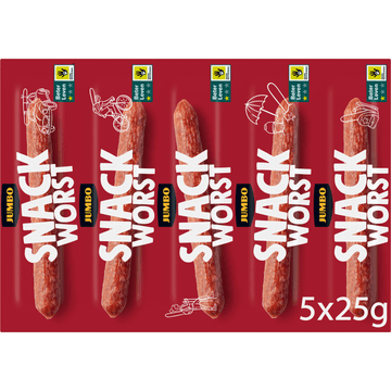 Jumbo Snackworst 5 x 25 g